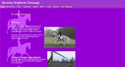Desktop Screenshot of beverleybrightmandressage.co.uk